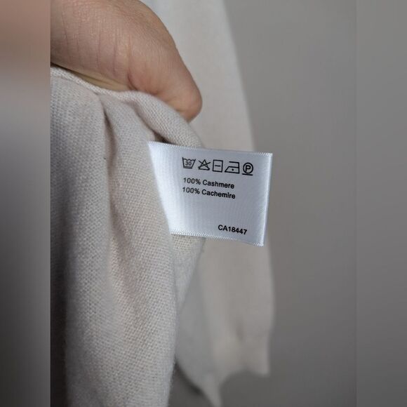 Stenstroms mens cashmere v-neck sweater elbow patches xl - Picture 7 of 9